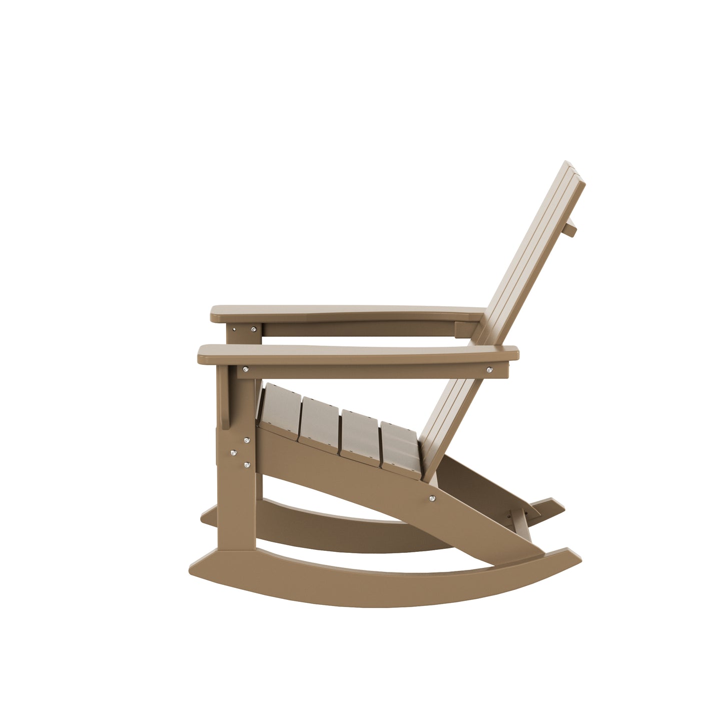 Malibu Modern All-Weather Outdoor Rocking Adirondack Chair