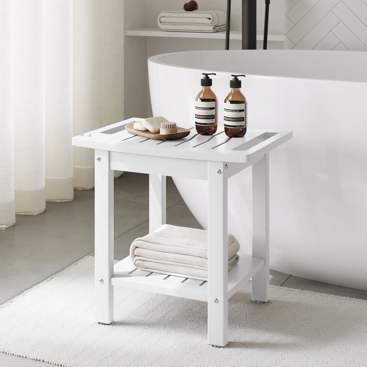 Cascade Bathroom Bench/Table