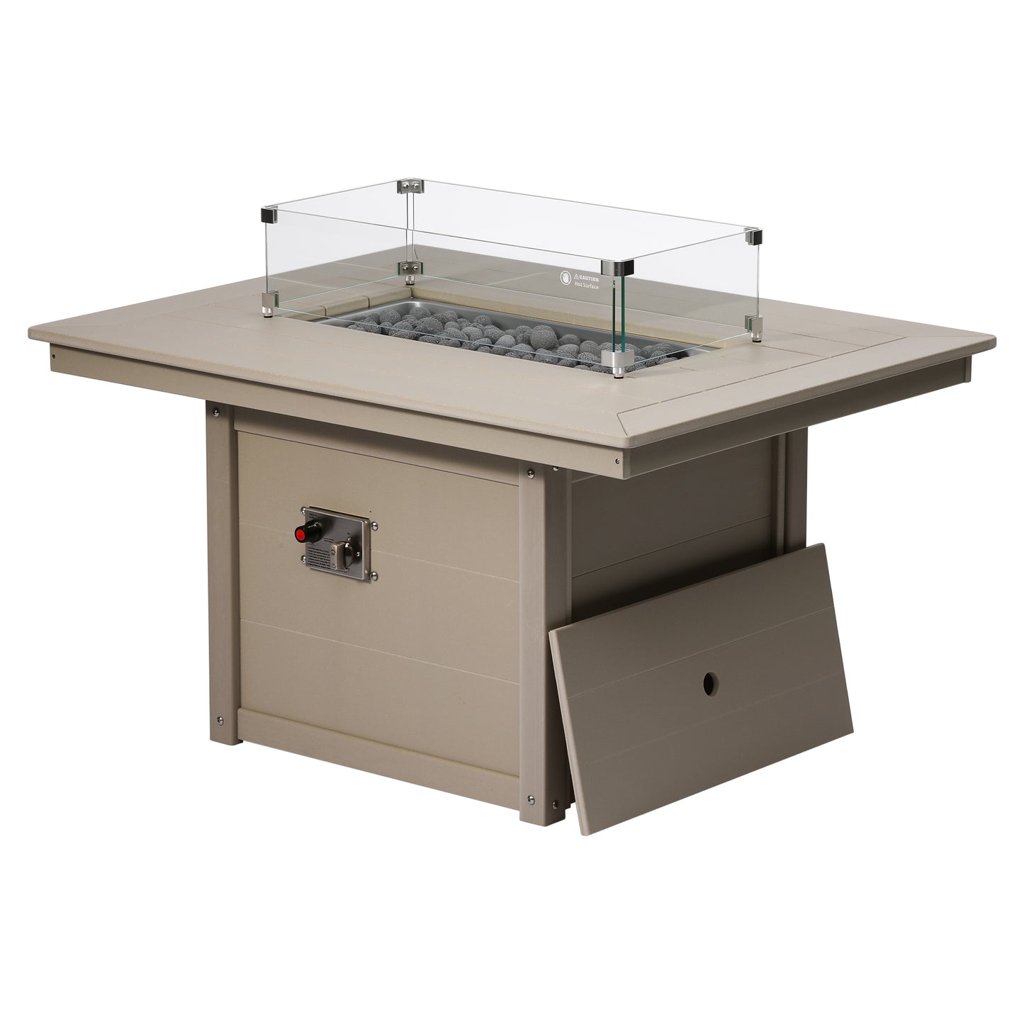 Sedona Rectangular 34" X 46" Fire Pit Table