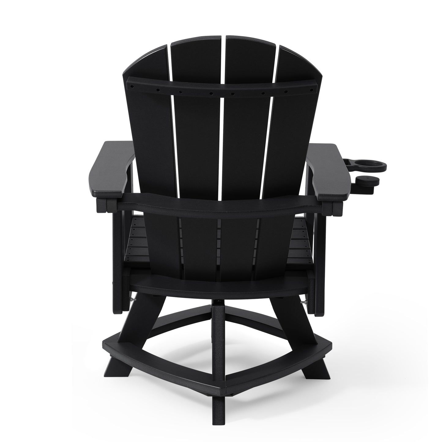 Adirondack Swivel Dining Chair with Cup Holder With Cup Holder