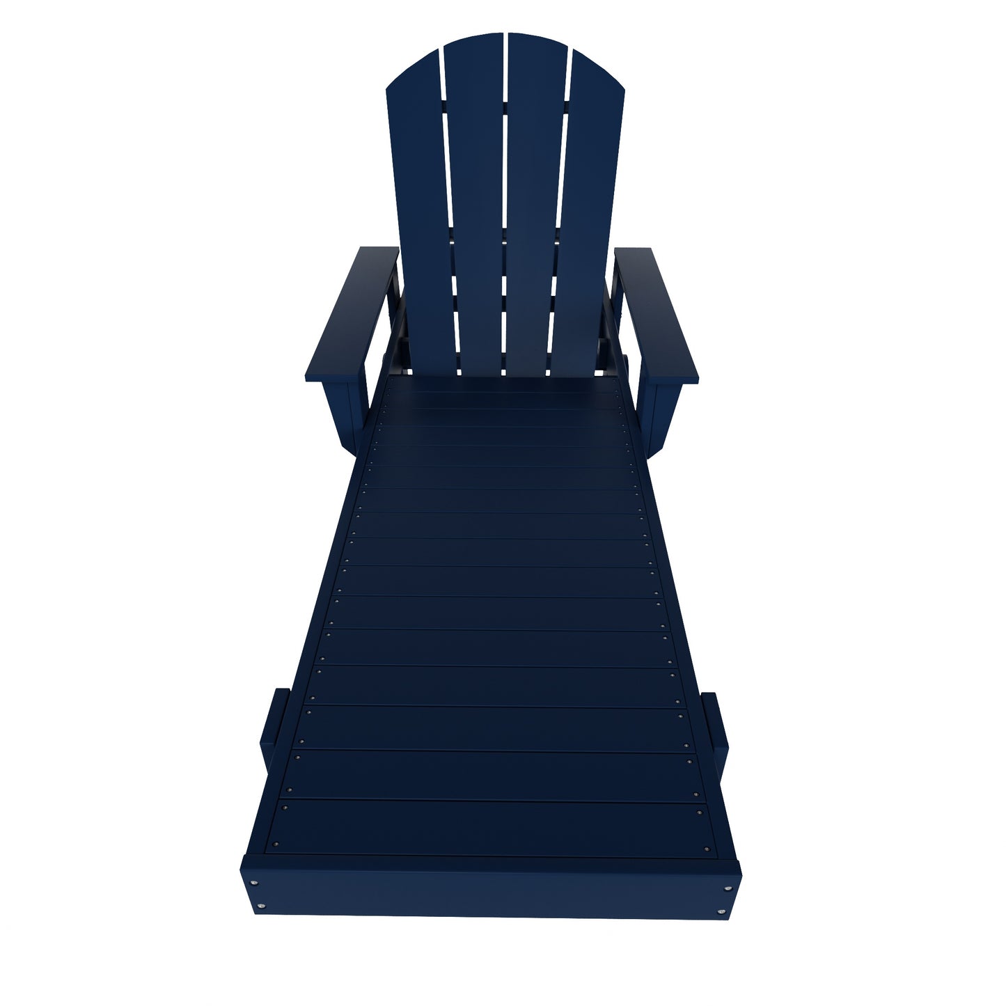 Chatham All-Weather Outdoor Adirondack Reclining Sun Lounger With Arms Rests & Wheels