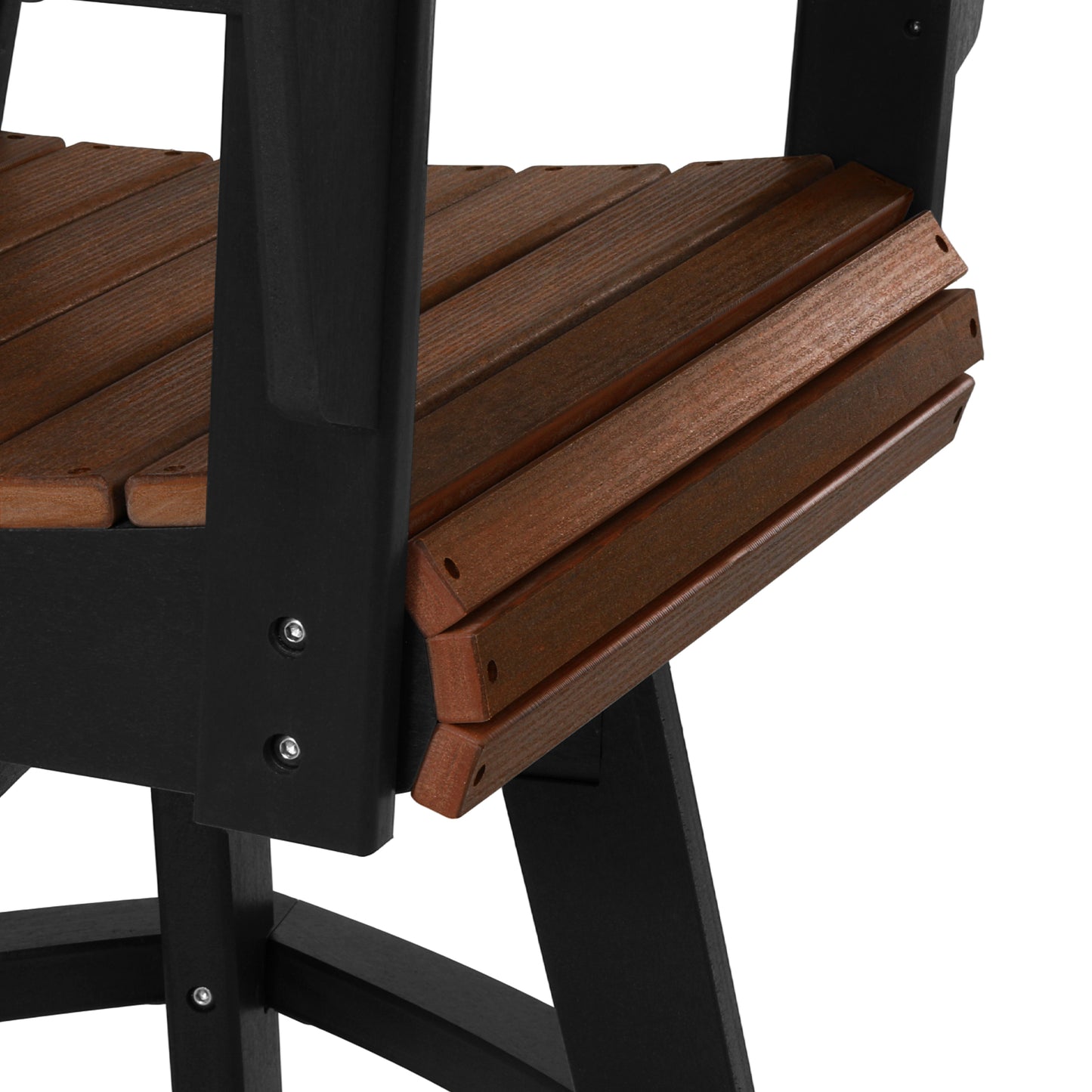 Heritage Ridge Adirondack Swivel Counter Chair With Cup Holder