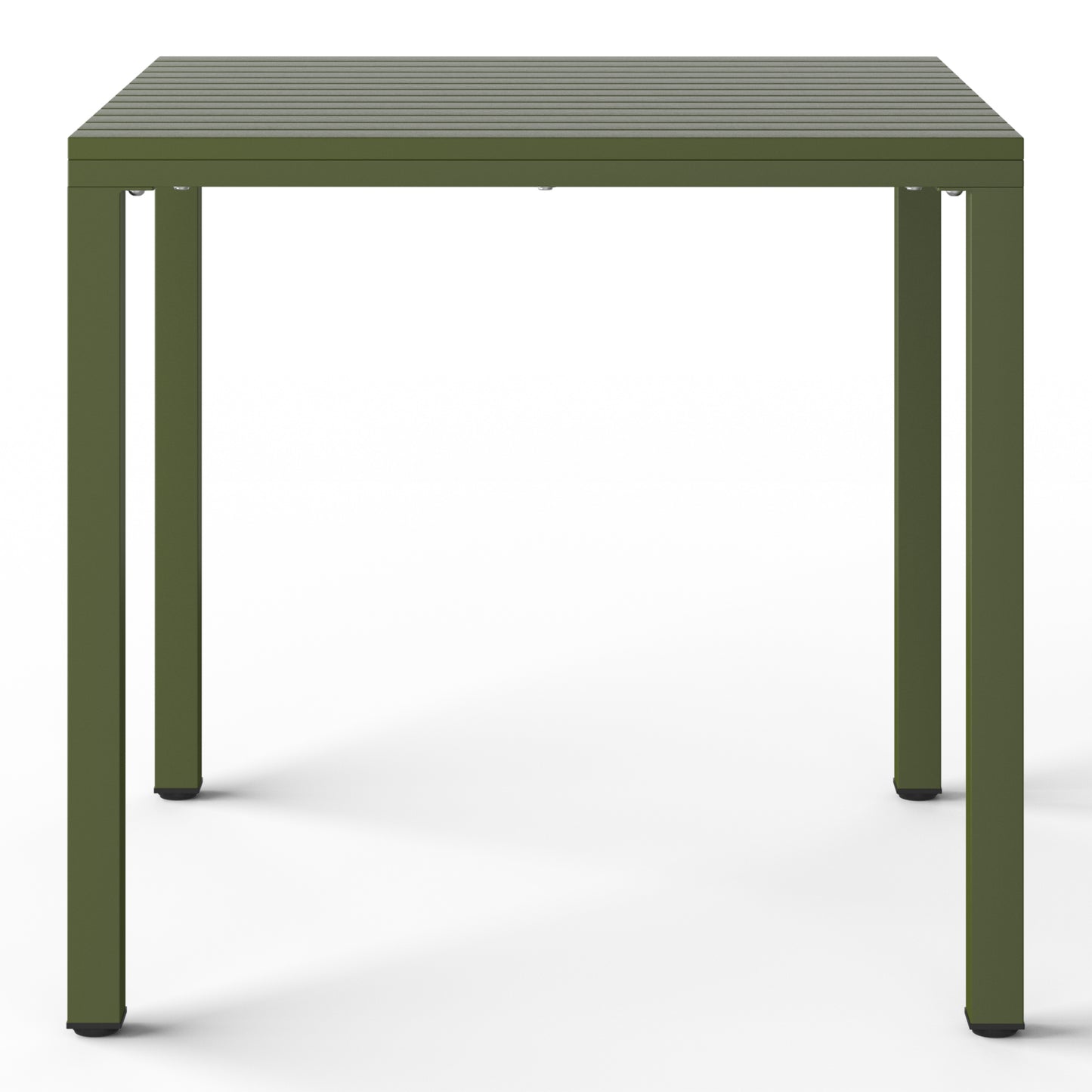Polyform 31.5" Square Dining Table with Metal Frame