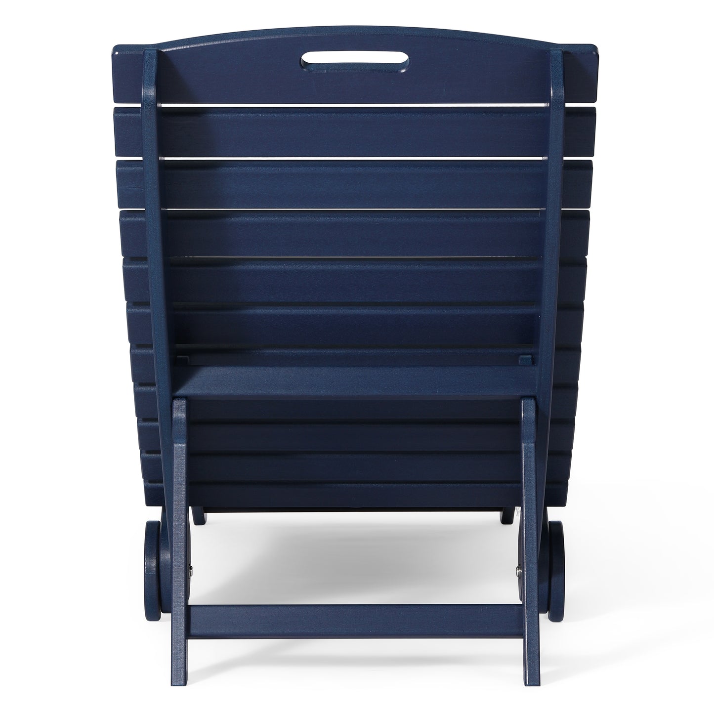 Key West Folding Pool Lounge Chair with Wheels