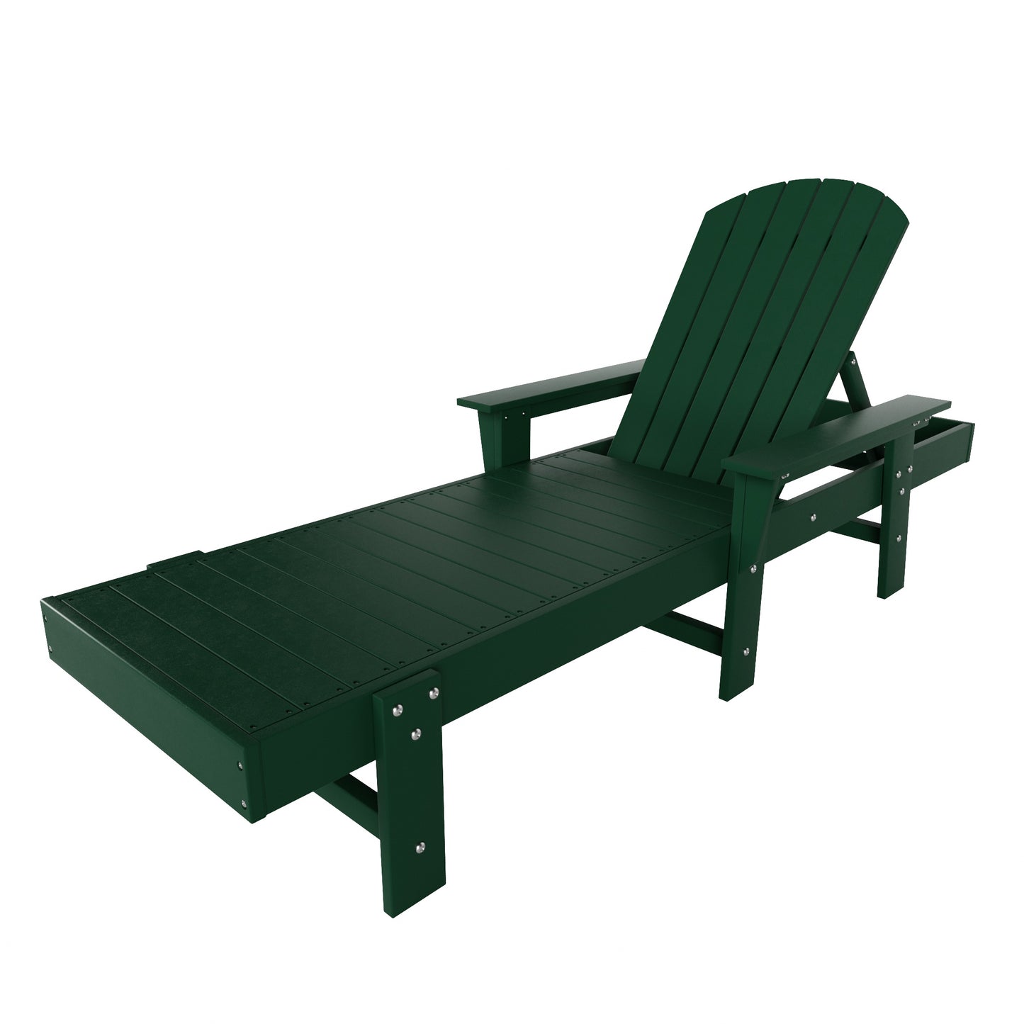 Westport Classic All-Weather Outdoor Adirondack Reclining Sun Lounger With Arms Rests