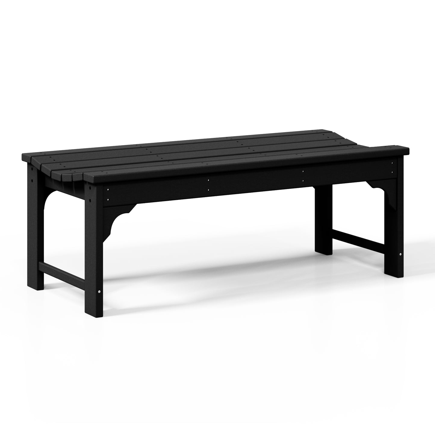 Concord All-Weather Outdoor Garden Backless Bench (46" Wide)