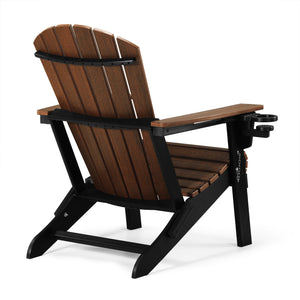 Heritage Ridge Folding Adirondack Chair With Cup Holder