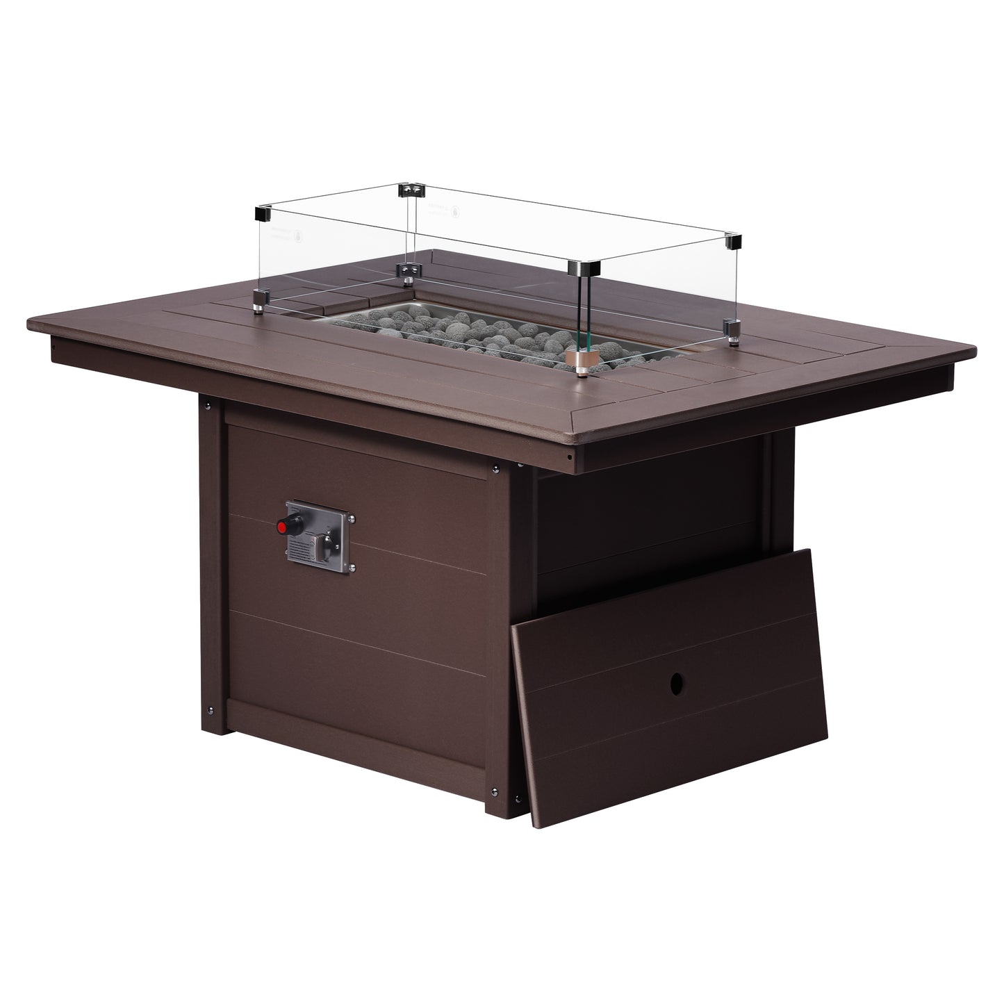 Sedona Rectangular 34" X 46" Fire Pit Table