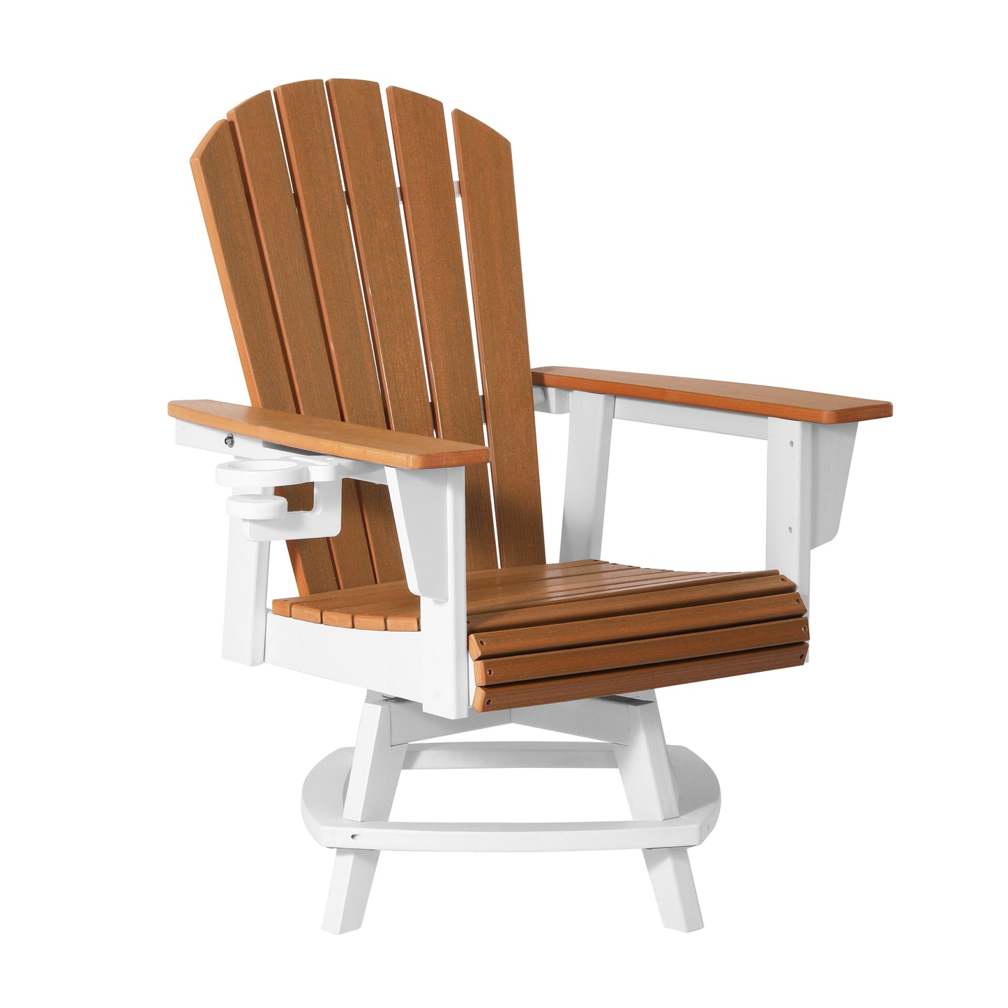 Heritage Ridge Adirondack Swivel Dining Chair With Cup Holder