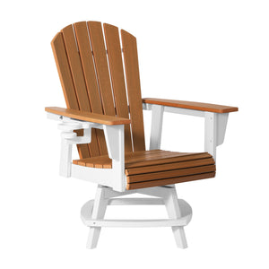 Heritage Ridge Adirondack Swivel Dining Chair With Cup Holder