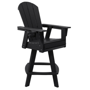 Chatham Adirondack Swivel Bar Chair with Cup Holder