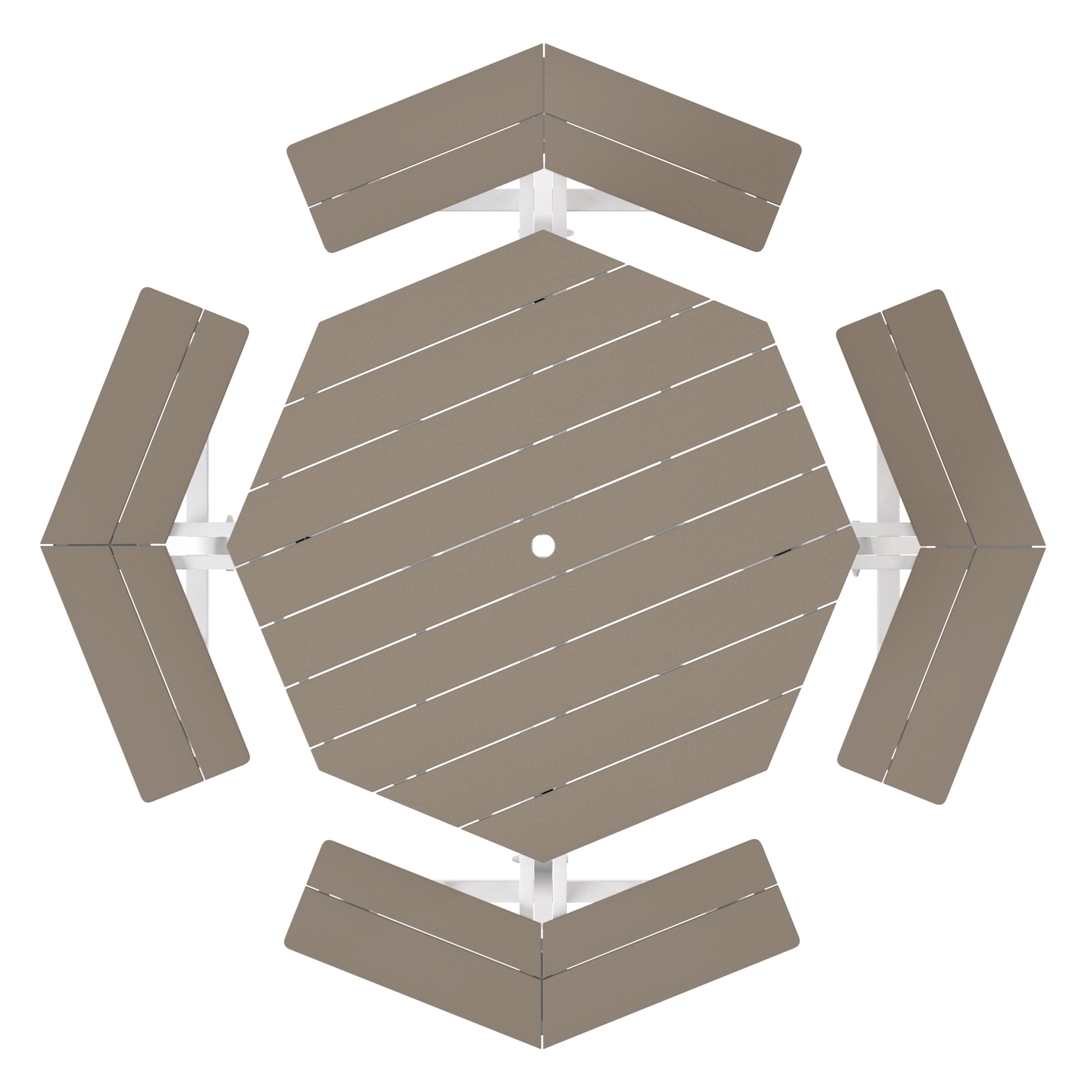 Vista 48" Octagon Picnic Table