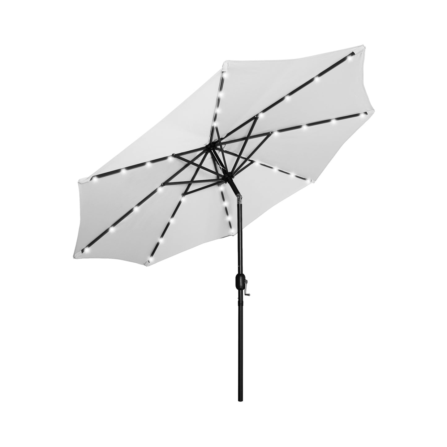 Kona 9ft Market Umbrella with Solar LED Lights