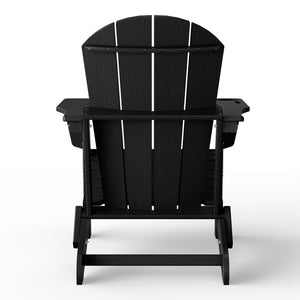 Chatham All-Weather Outdoor Folding Adirondack Chair with Cup Holder