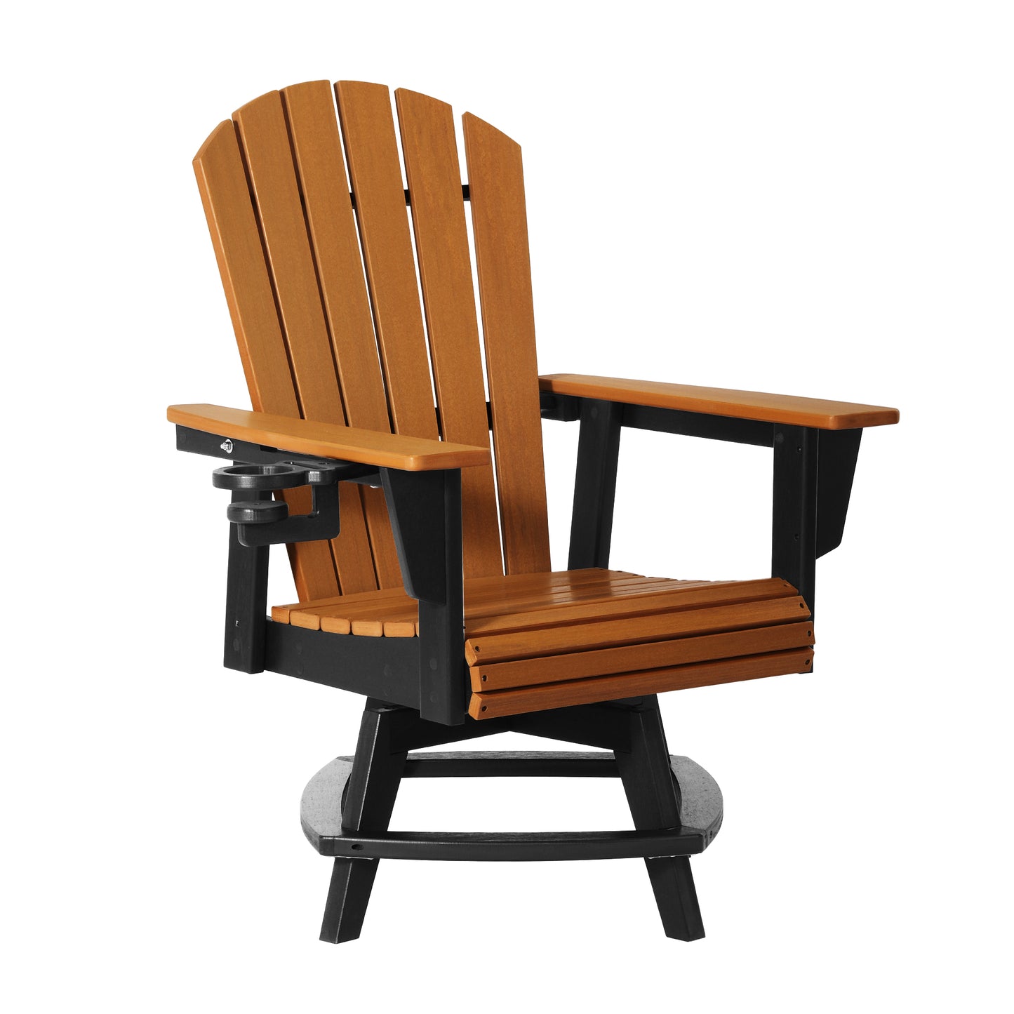 Heritage Ridge Adirondack Swivel Dining Chair With Cup Holder