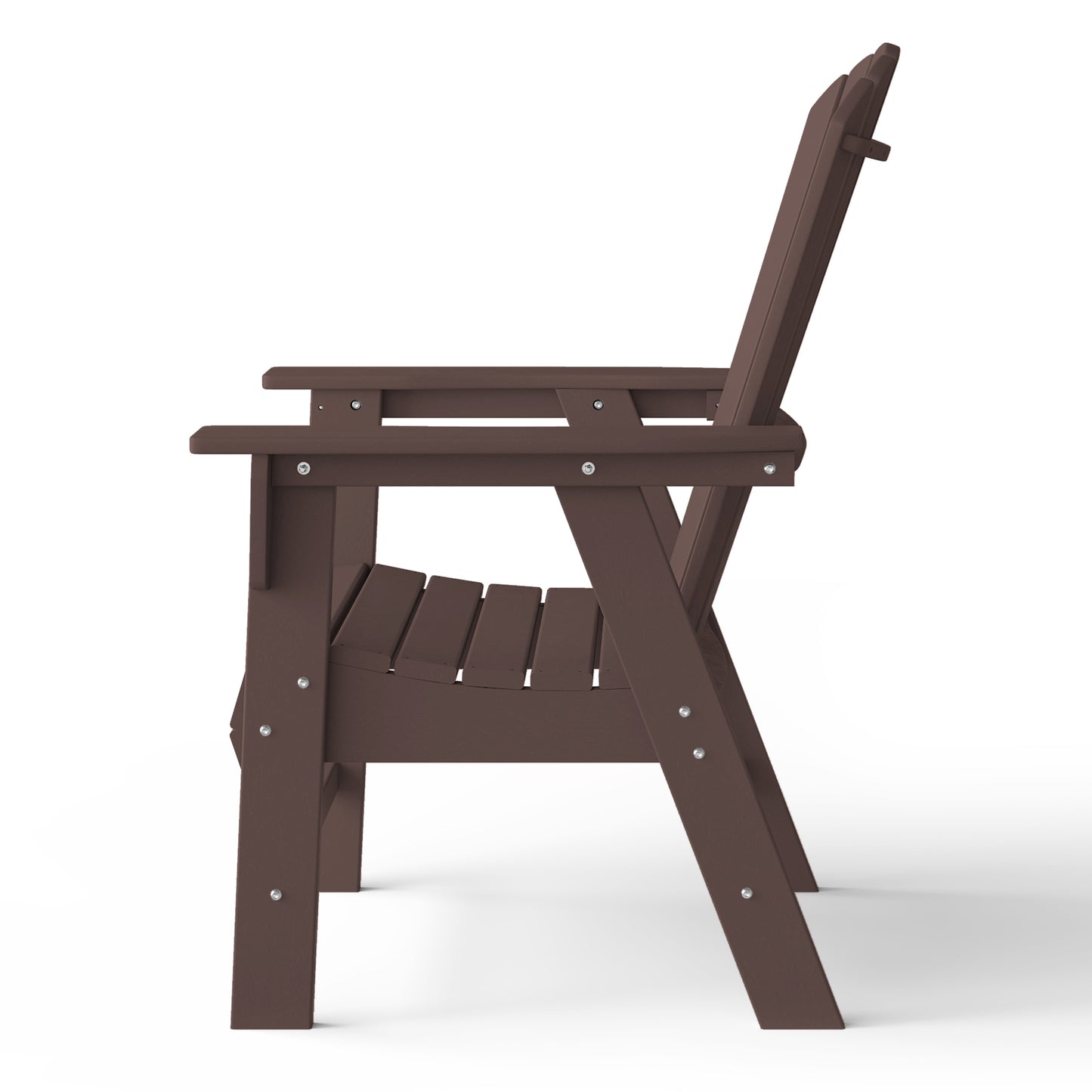 Westport All-Weather Outdoor Classic Adirondack Dining Chair