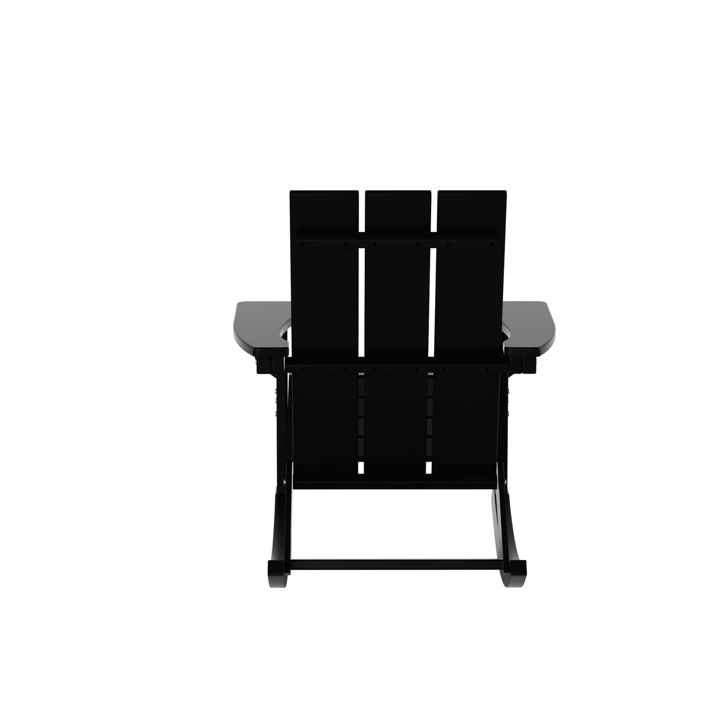 Malibu Modern All-Weather Outdoor Rocking Adirondack Chair