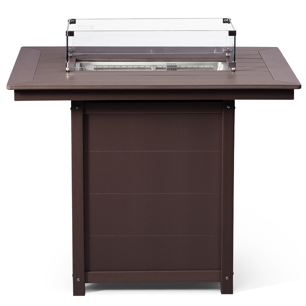 Sedona Rectangular 34" X 46" Counter Fire Pit Table