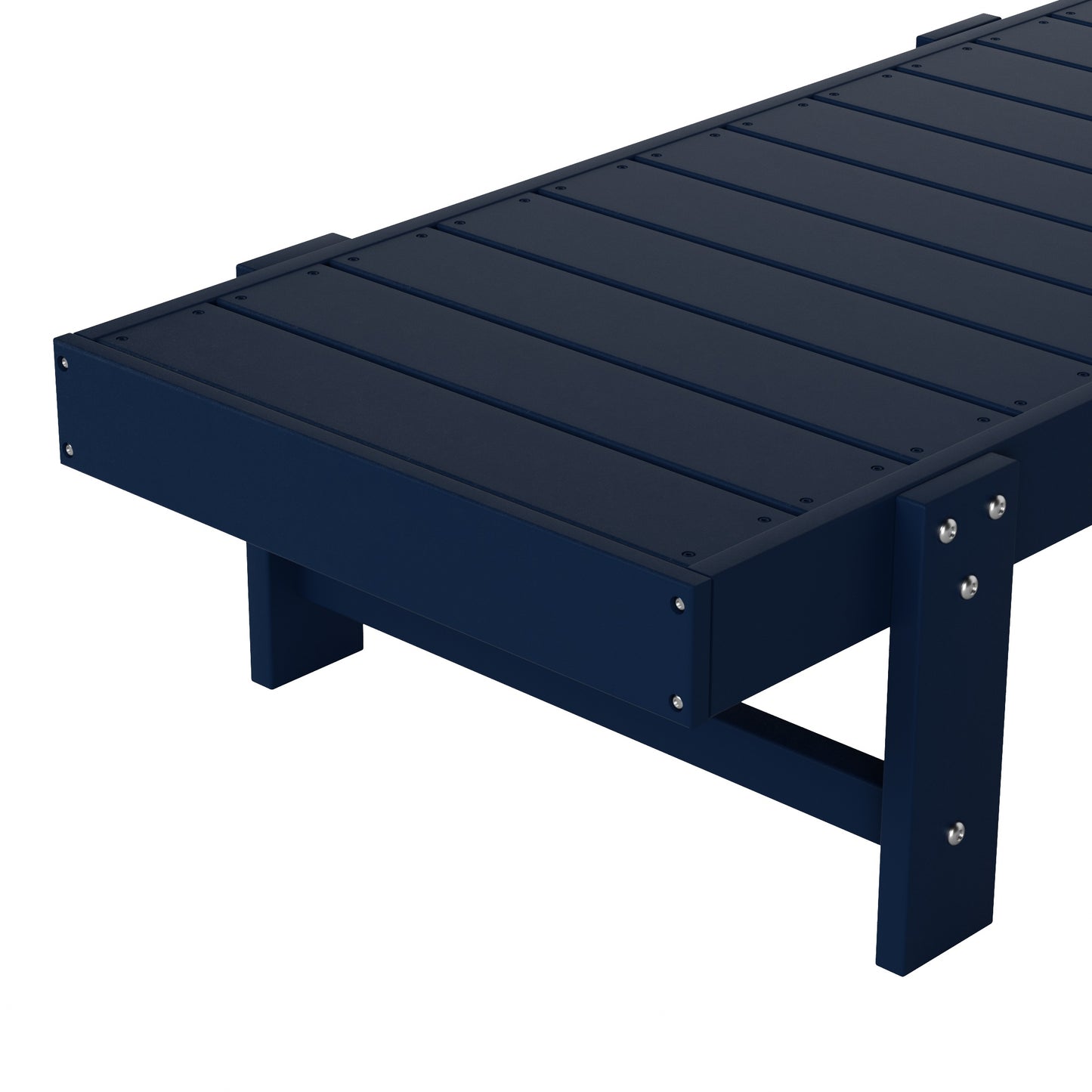 Malibu Modern All-Weather Outdoor Reclining Sun Lounger With Arm Rests & Wheels