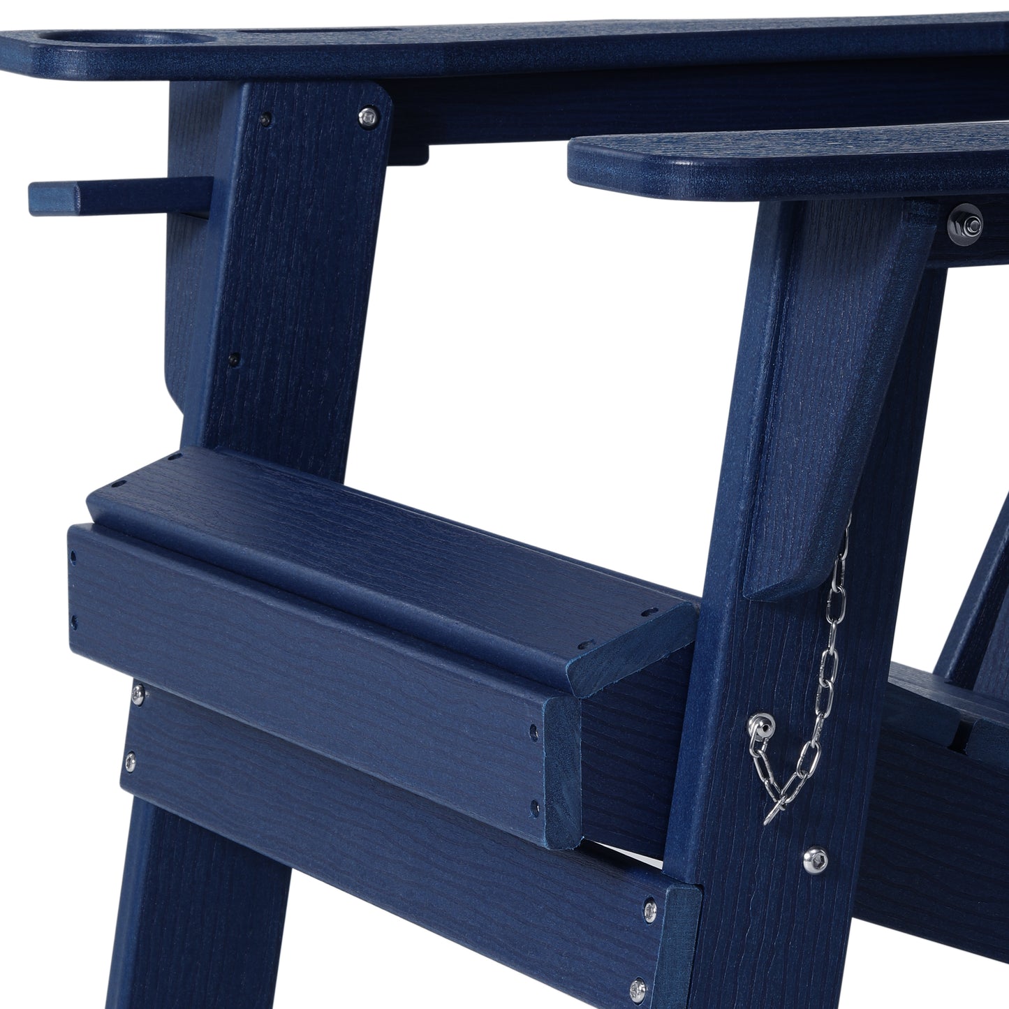 Chatham All-Weather Outdoor Folding Adirondack Chair with Cup Holder