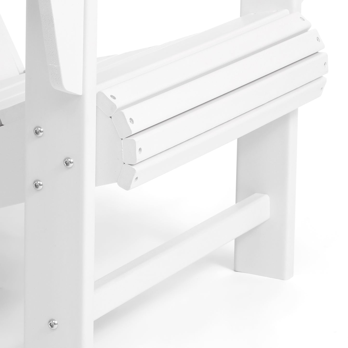 Tahoe All-Weather Outdoor Poly Adirondack Chair with Retractable Cup Holder