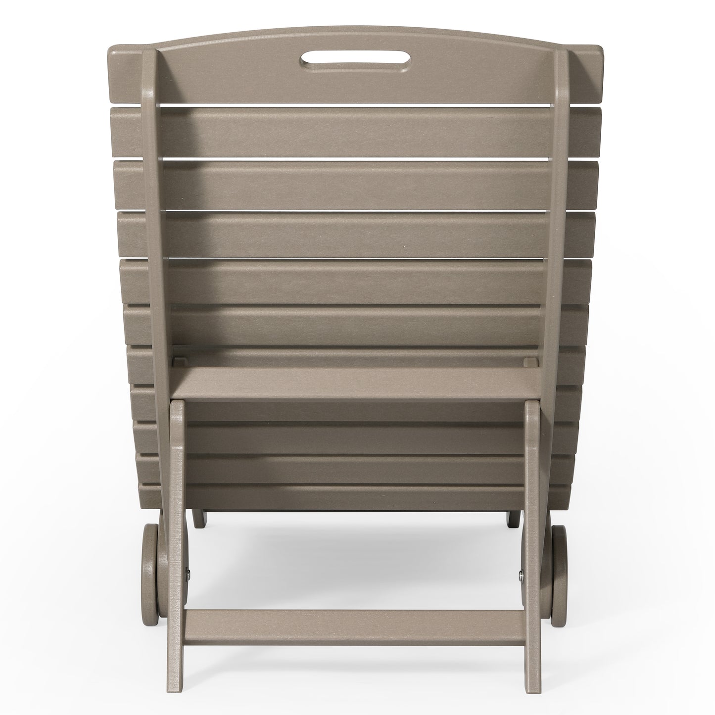 Key West Folding Pool Lounge Chair with Wheels