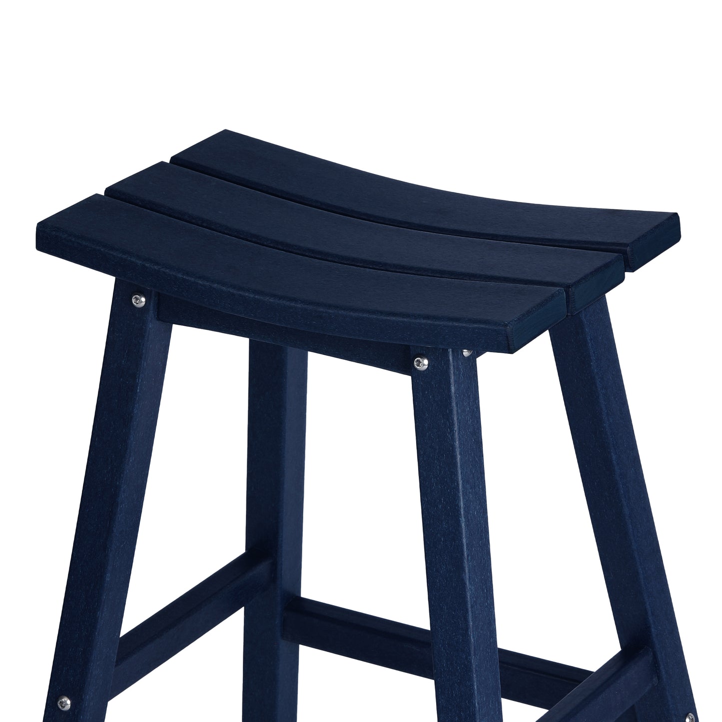 Stockholm All-Weather Outdoor Saddle Counter Stool (24" Height)
