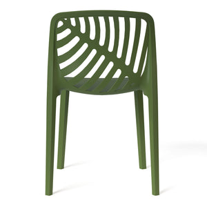 Patio Stacking Dining Side Chair (Set of 2)
