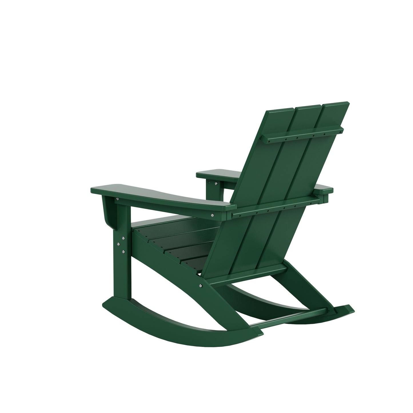 Malibu Modern All-Weather Outdoor Rocking Adirondack Chair