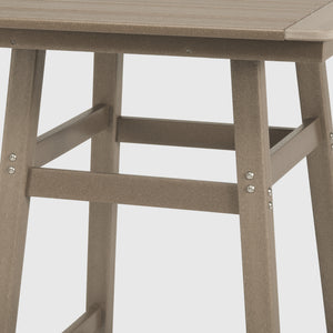 Stockholm All-Weather Outdoor 30" Square Bar Table (42" Height)