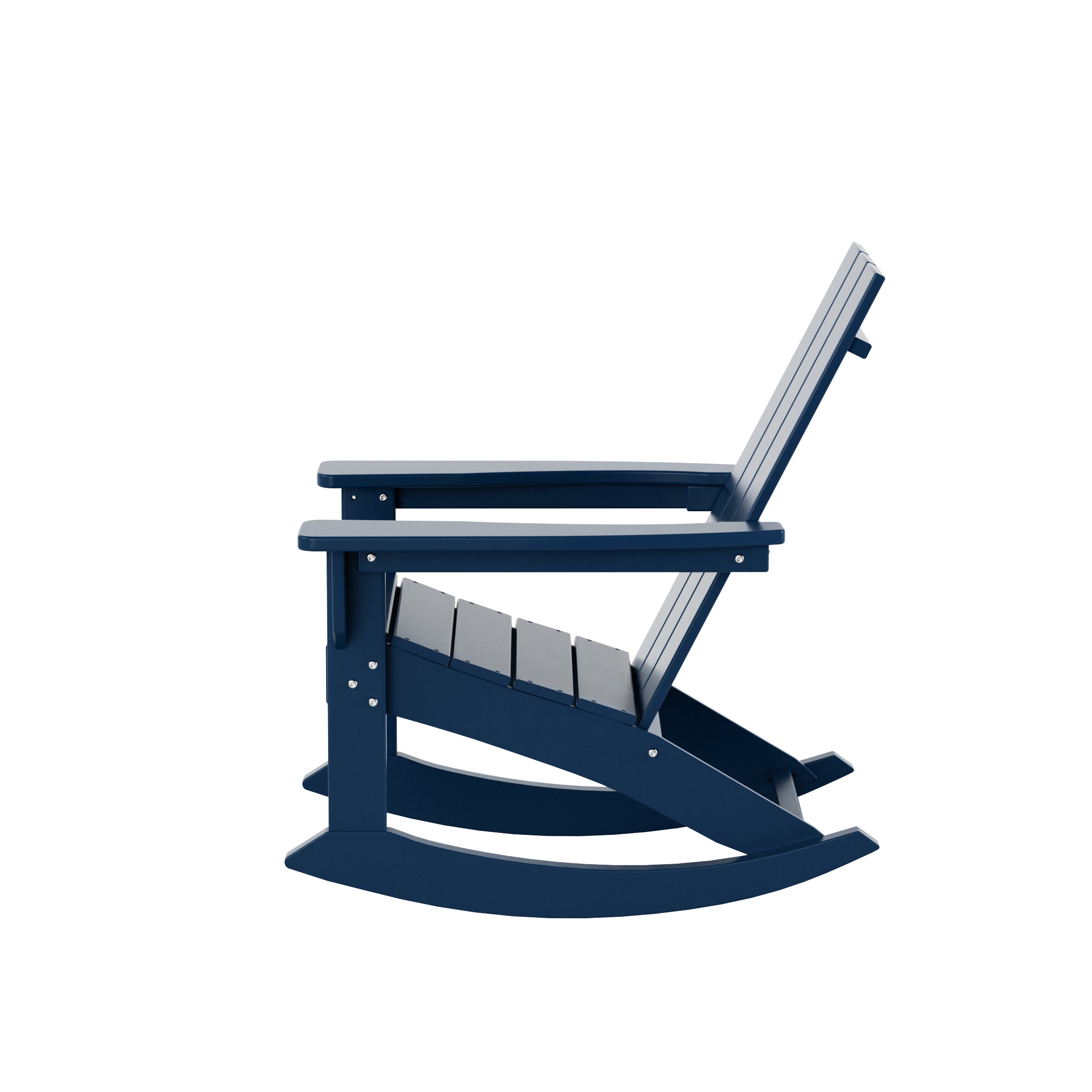 Malibu Modern All-Weather Outdoor Rocking Adirondack Chair