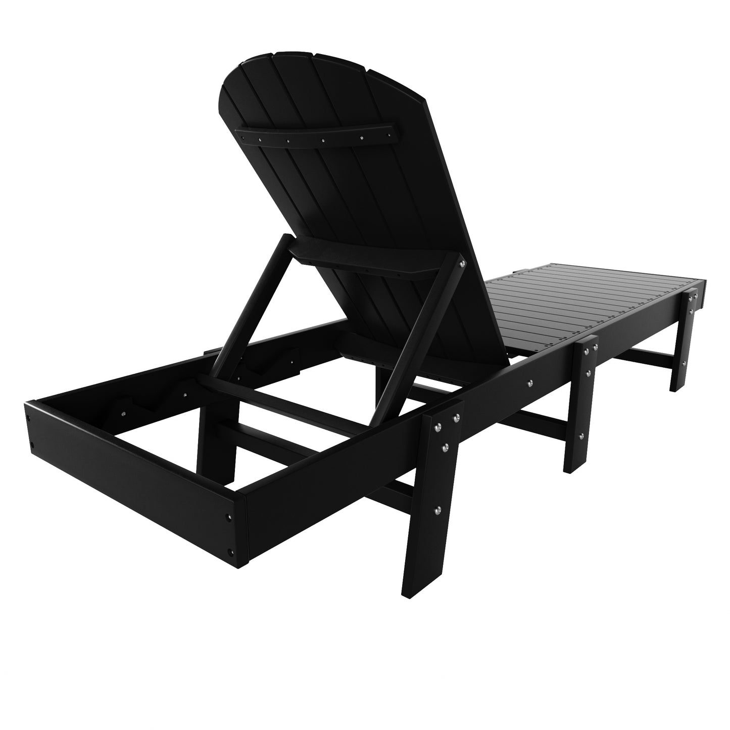 Westport Classic All-Weather Outdoor Adirondack Reclining Sun Lounger