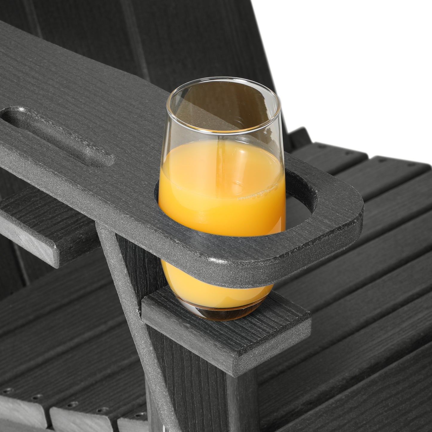 Chatham All-Weather Outdoor Folding Adirondack Chair with Cup Holder