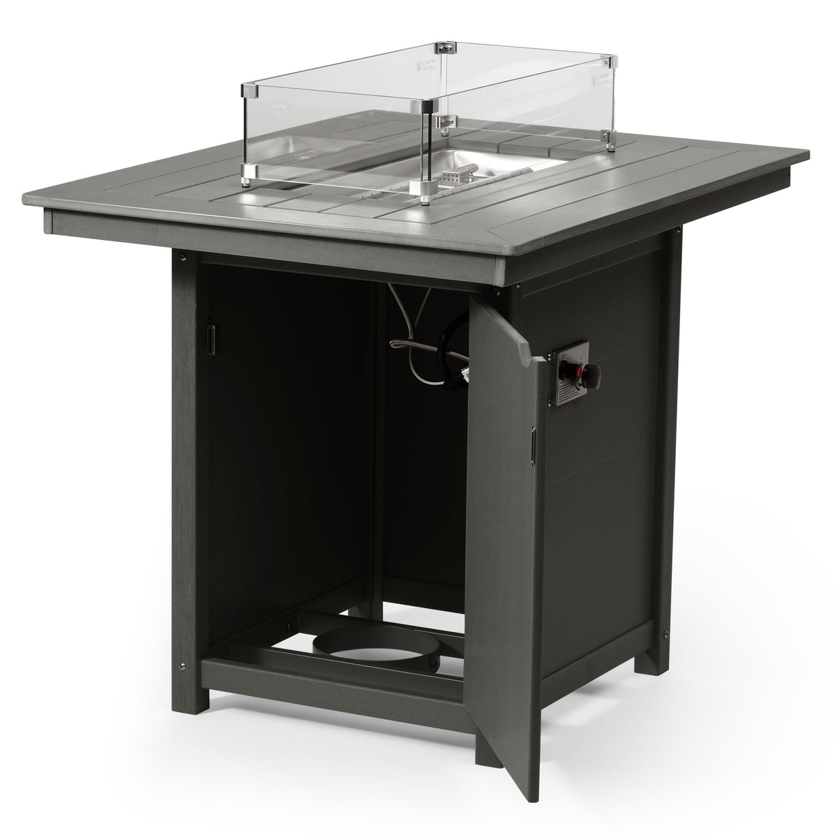 Sedona Rectangular 34" X 46" Counter Fire Pit Table