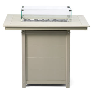 Sedona Rectangular 34" X 46" Counter Fire Pit Table