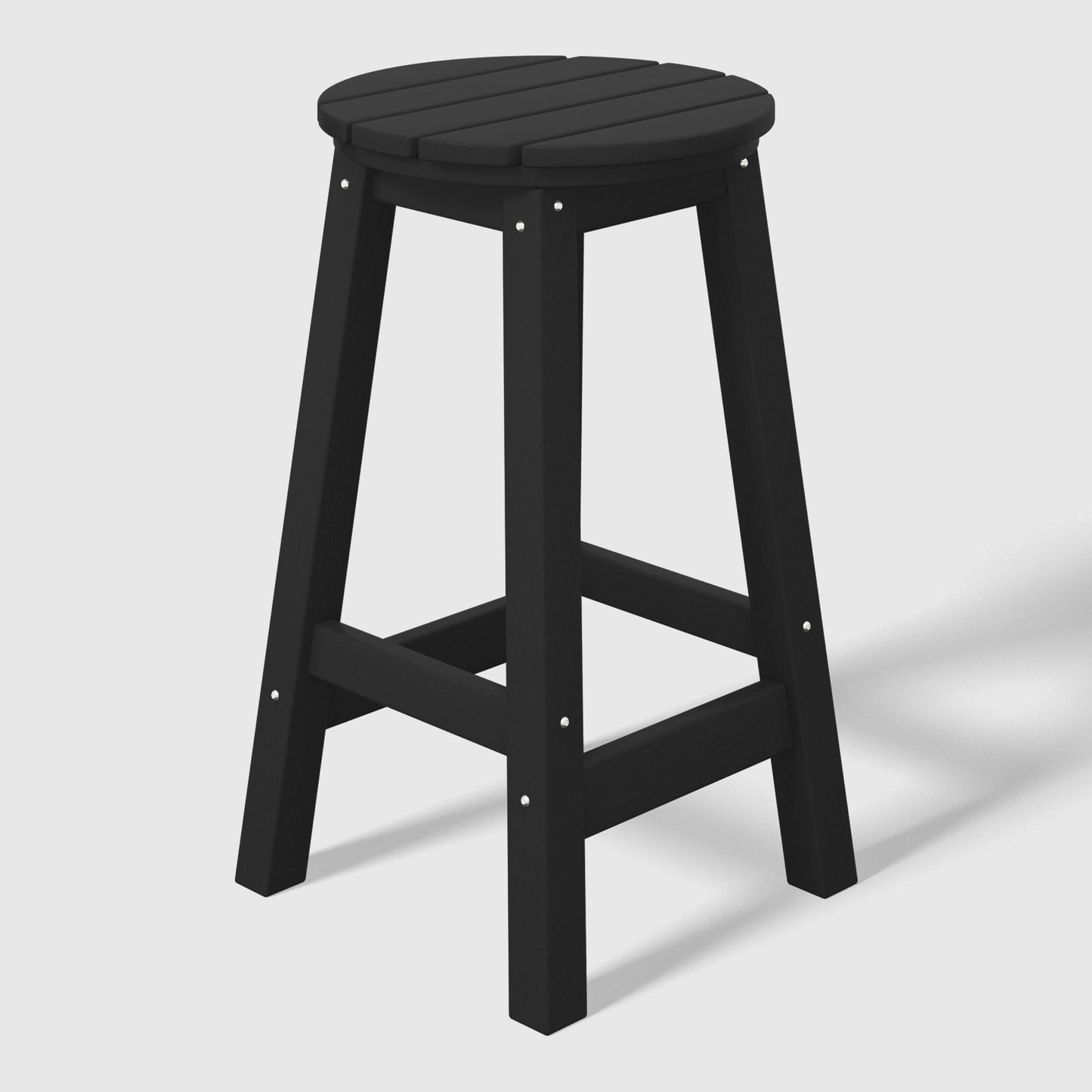 Stockholm All-Weather Outdoor Round Counter Stool (24" Height)
