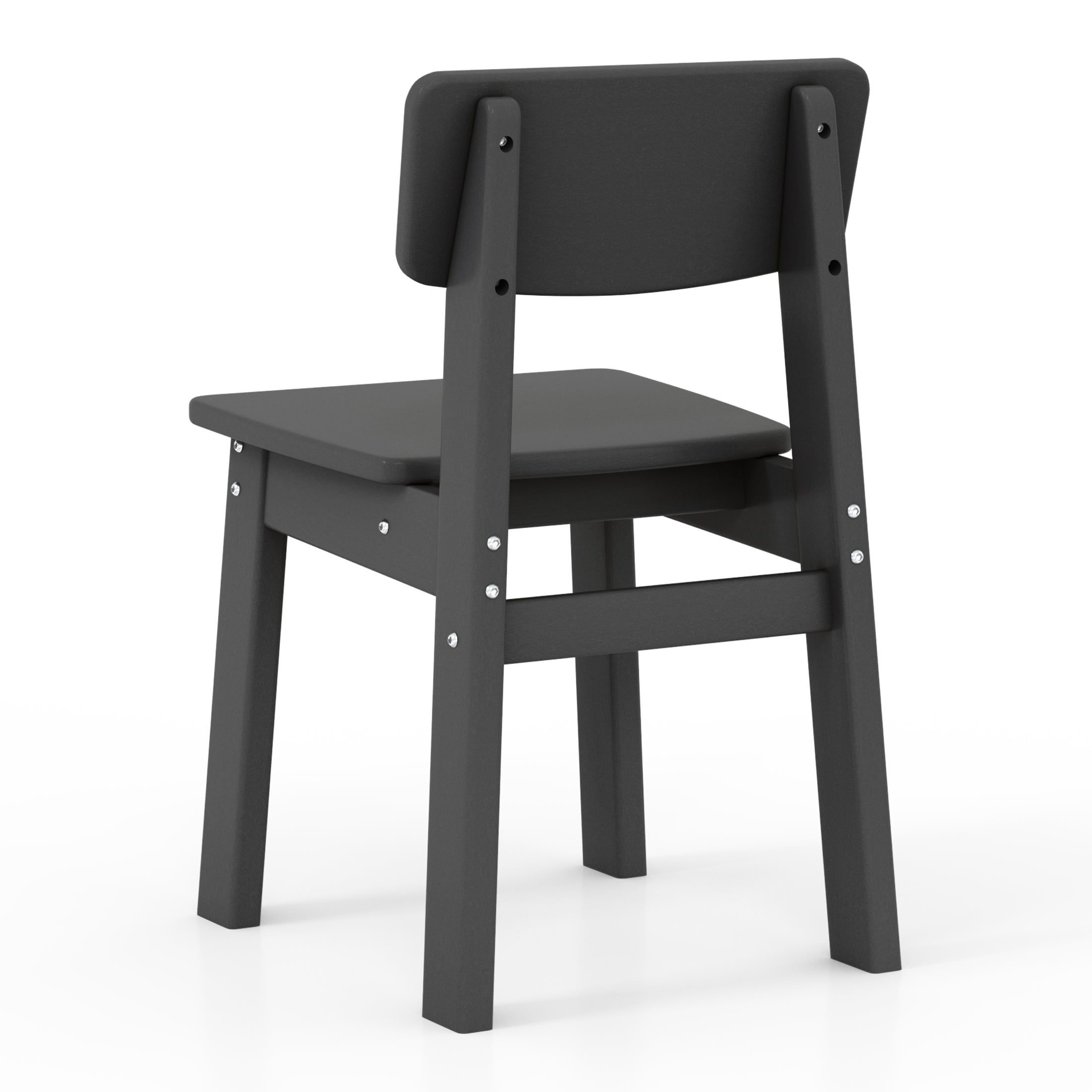 Tiny Terraces Essentials Kids' All-Weather Outdoor Dining Chair (Set of 2)