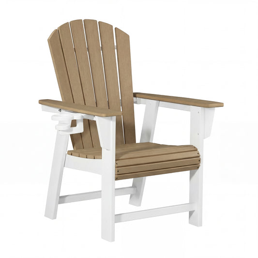Heritage Ridge Adirondack Dining Chair With Cup Holder