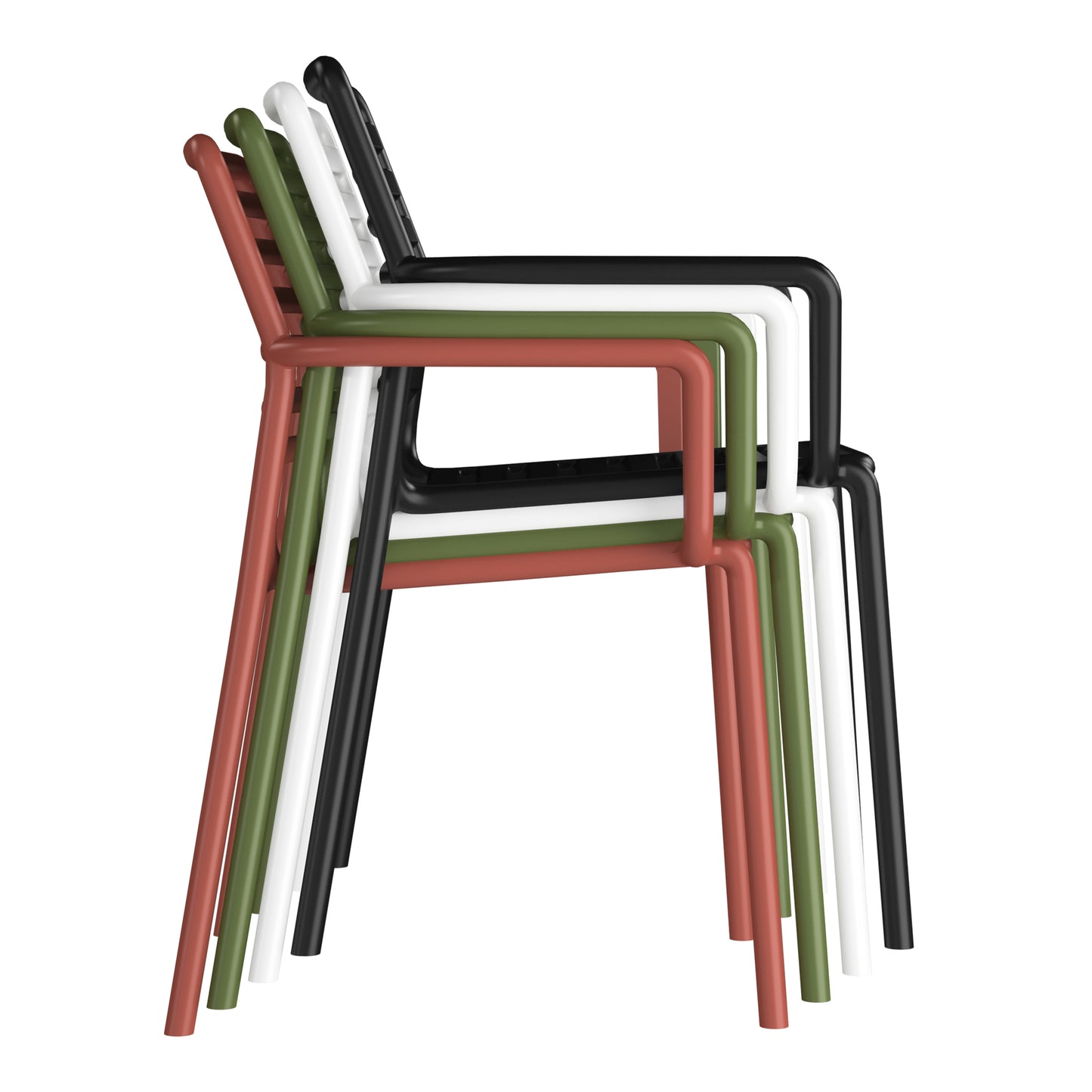 Polyform Stacking Dining Arm Chair (Set of 4)