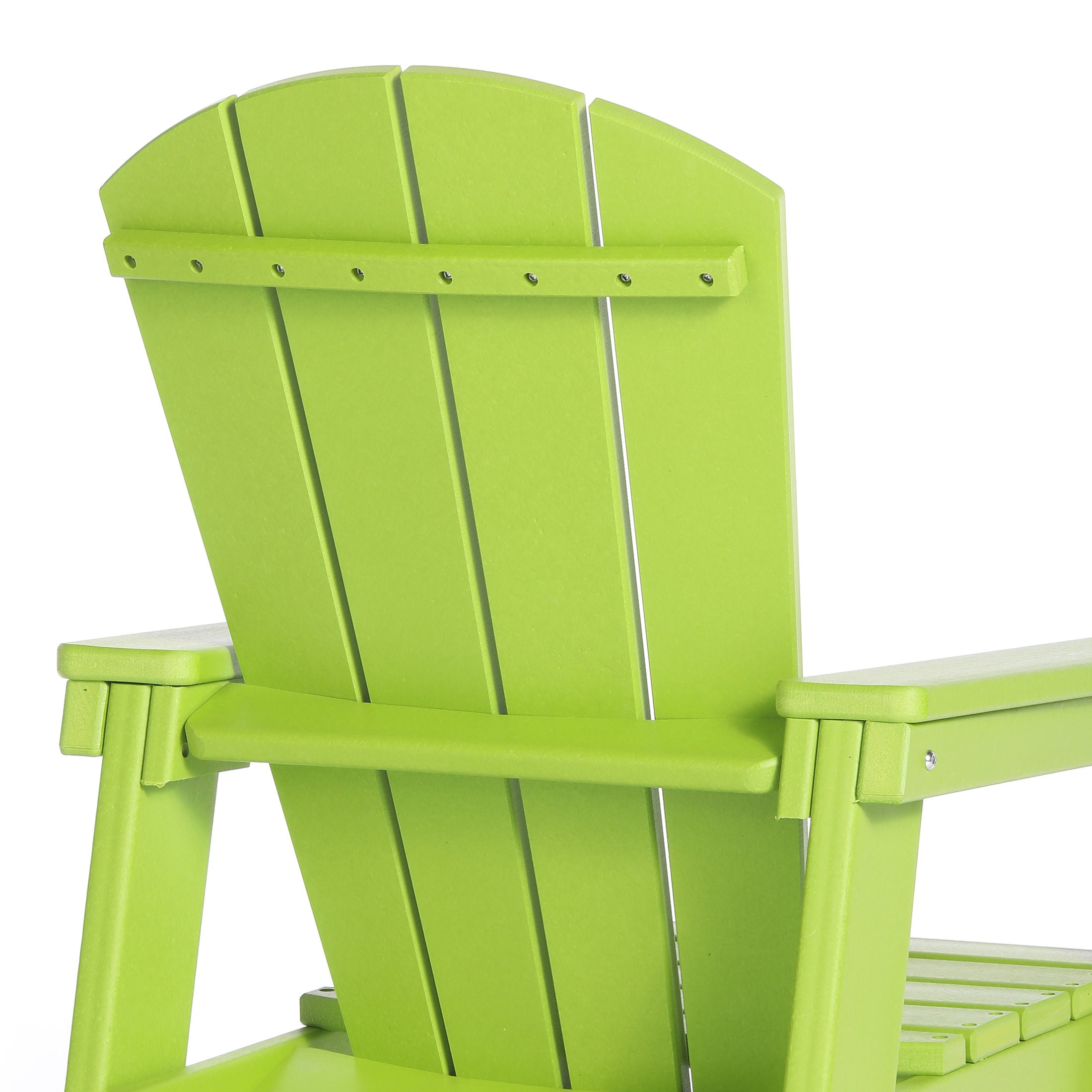 Tiny Terraces Kids' All-Weather Outdoor Poly Adirondack Chair