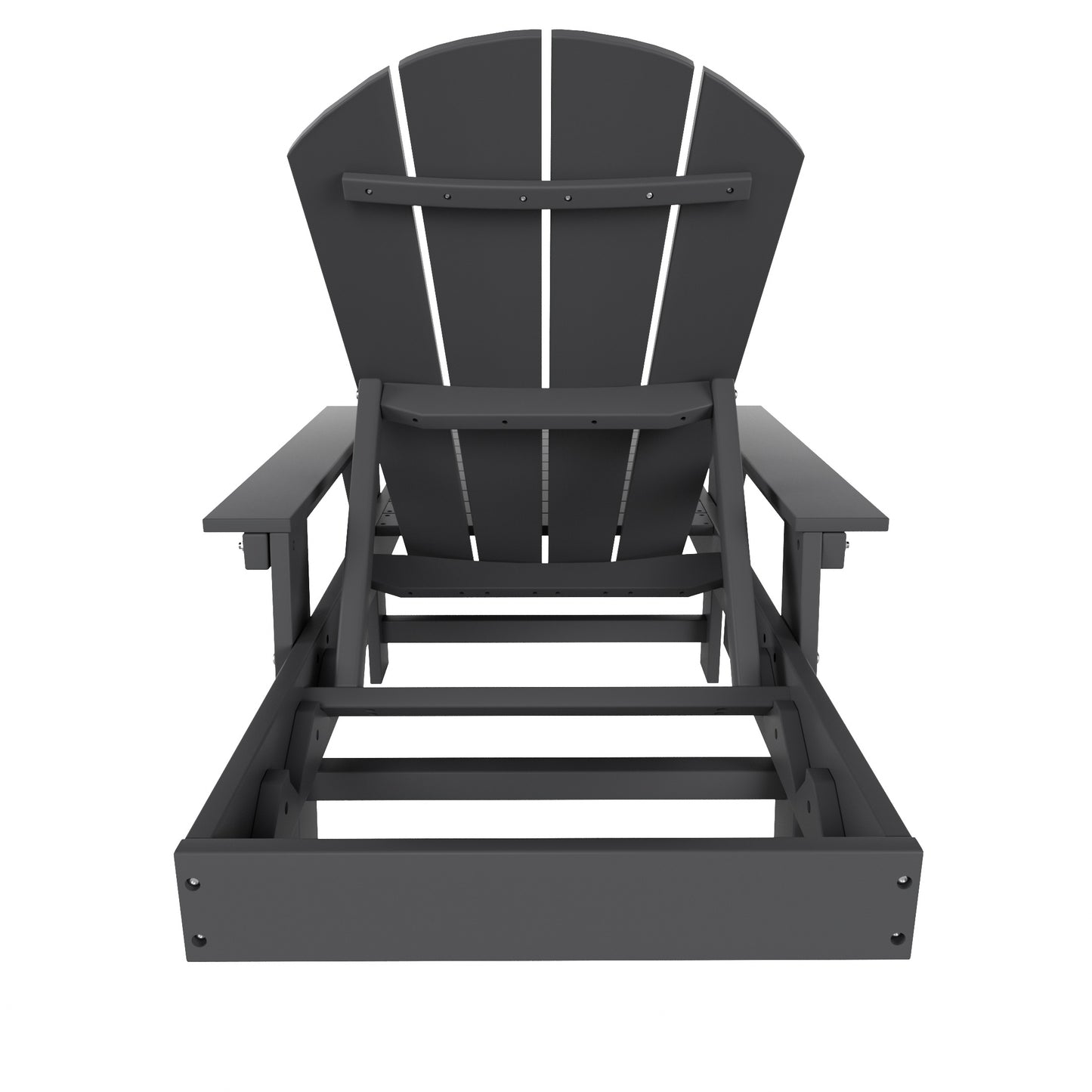 Chatham All-Weather Outdoor Adirondack Reclining Sun Lounger With Arms Rests & Wheels