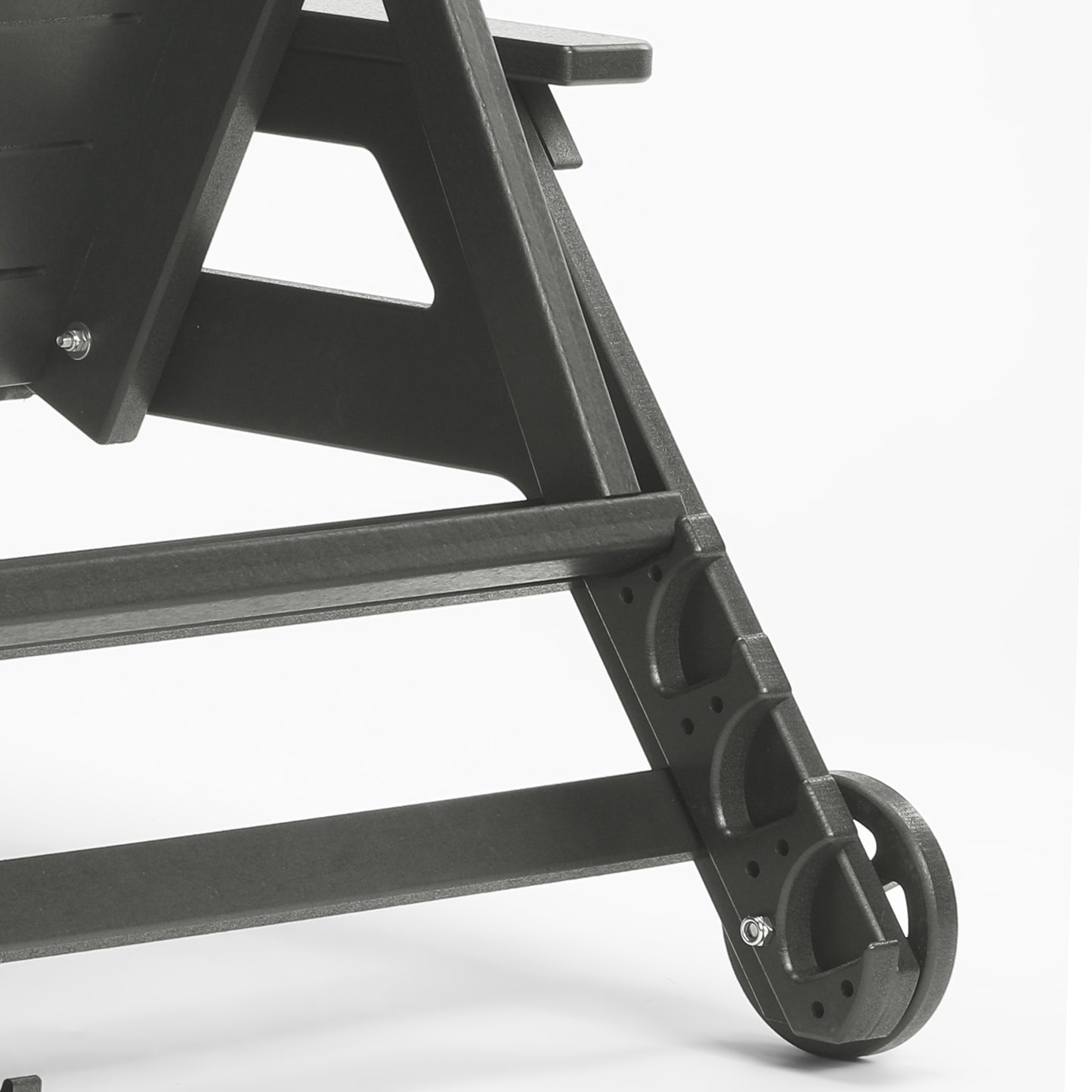 Santa Barbara Reclining Chaise Lounge with Cup Holder and Wheels