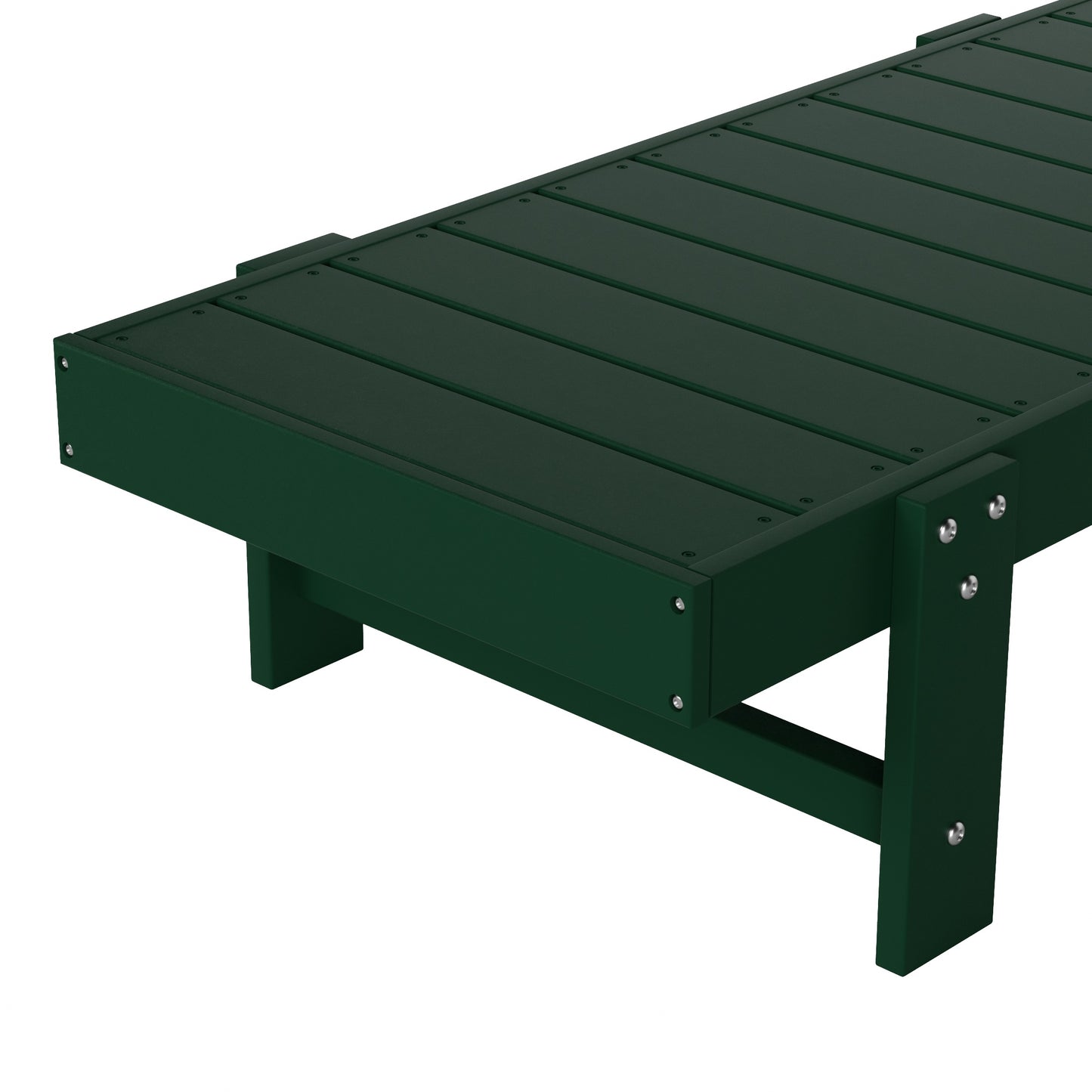 Malibu Modern All-Weather Outdoor Reclining Sun Lounger With Arm Rests & Wheels