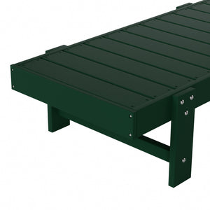 Malibu Modern All-Weather Outdoor Reclining Sun Lounger With Arm Rests & Wheels