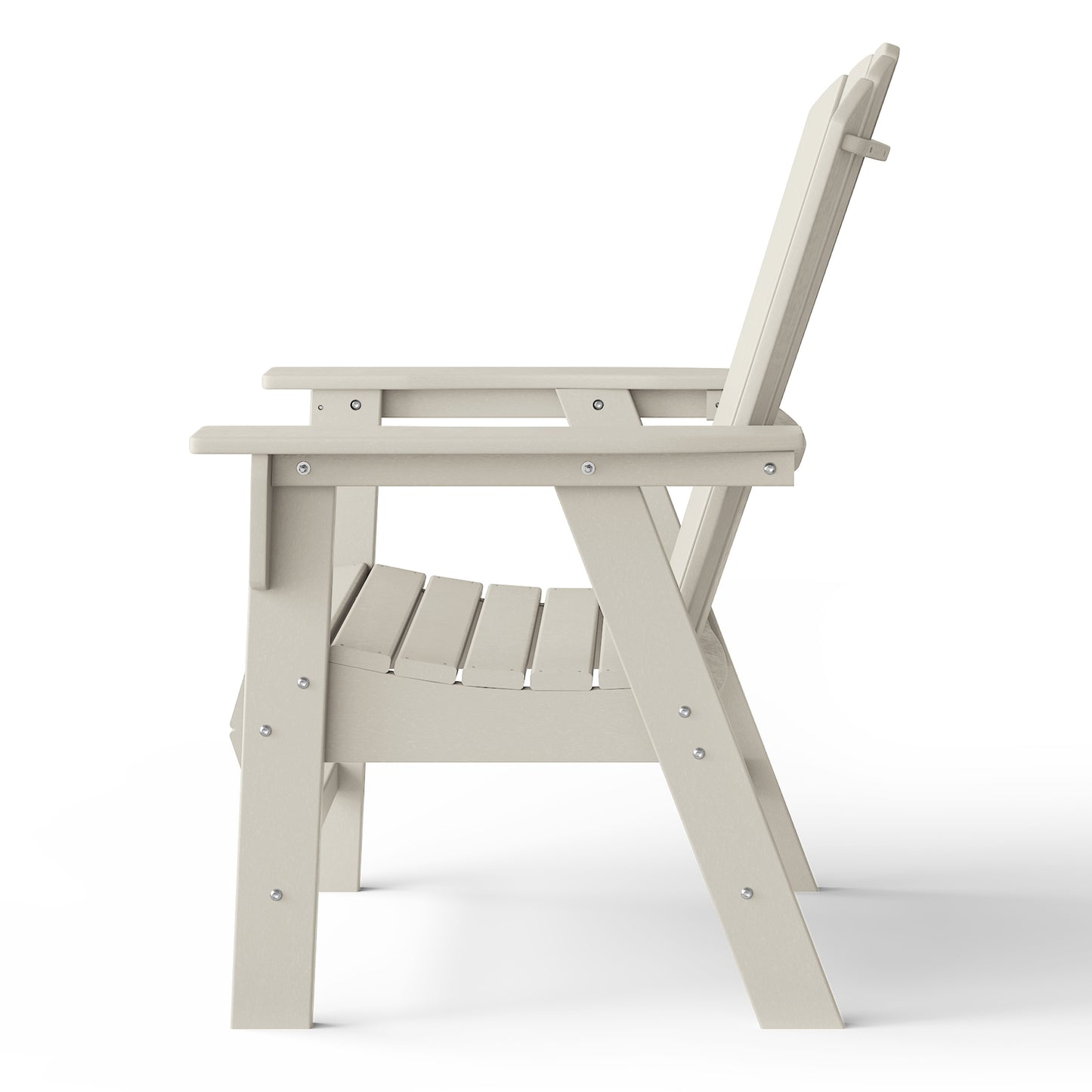 Westport All-Weather Outdoor Classic Adirondack Dining Chair