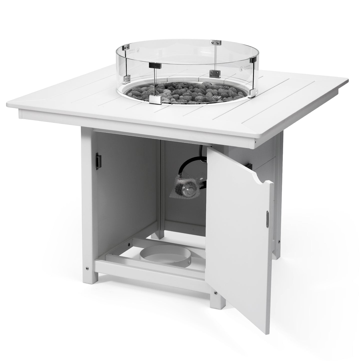 Sedona Square 42" Dining Fire Pit Table