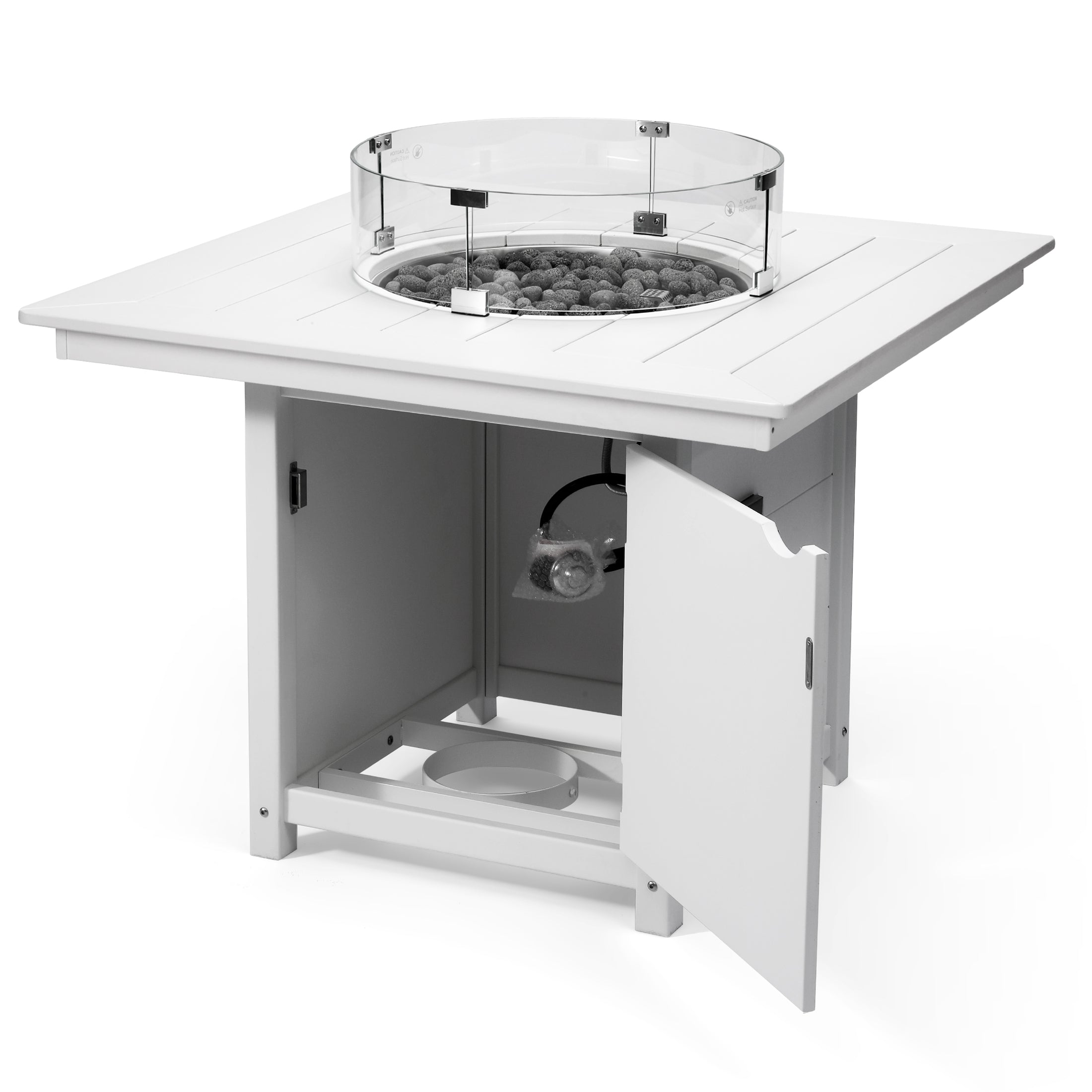 Sedona Square 42" Dining Fire Pit Table