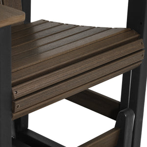 Adirondack Counter Glider With Cup Holder