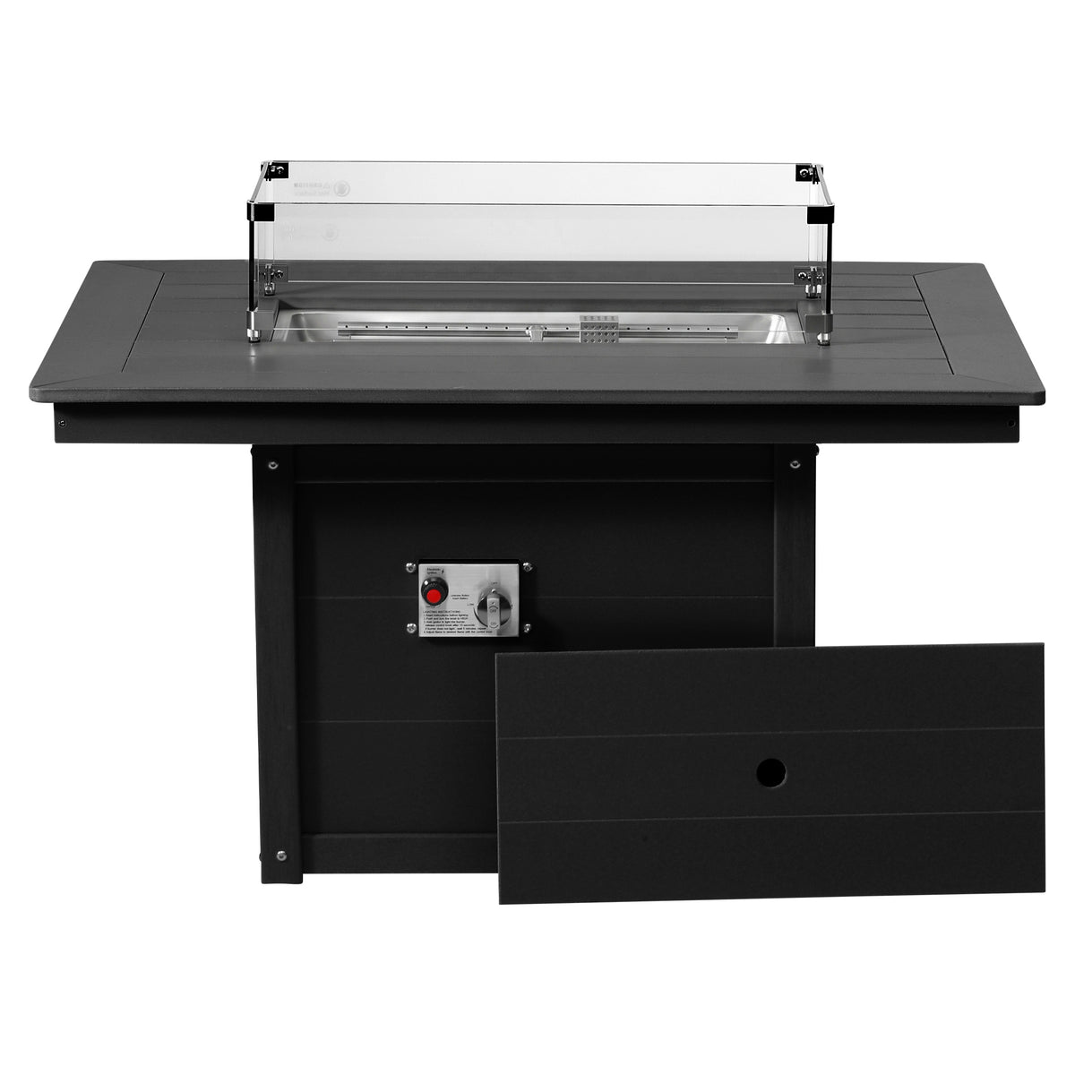 Sedona Rectangular 34" X 46" Fire Pit Table