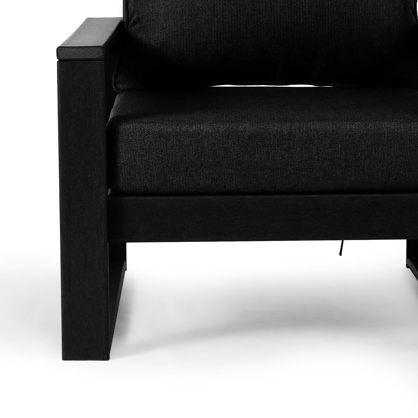 Signature All-Weather Outdoor Modular Patio Deep Seating Club Arm Chair